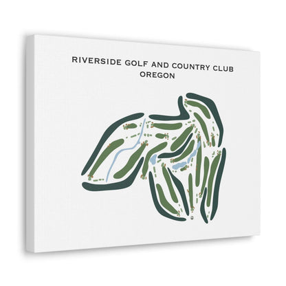 Riverside Golf & Country Club, Oregon - Printed Golf Courses