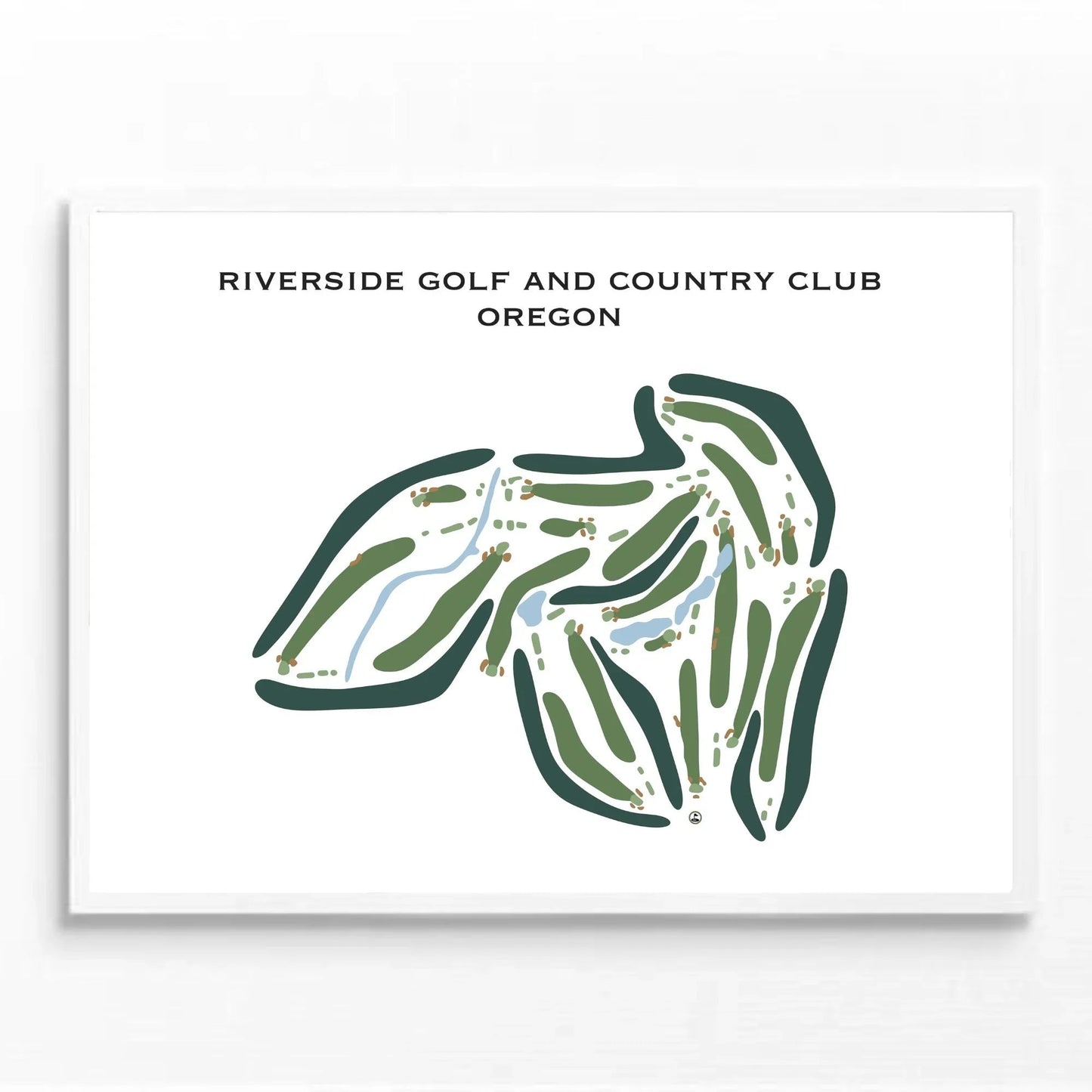 Riverside Golf & Country Club, Oregon - Printed Golf Courses