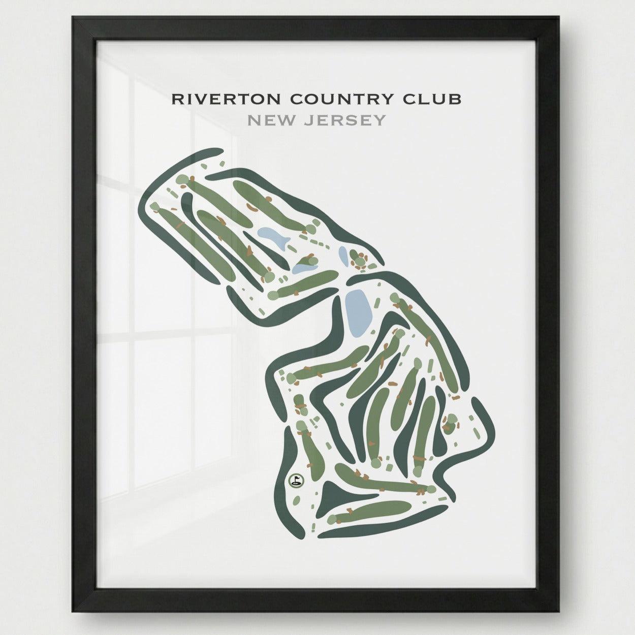 Riverton Country Club, New Jersey - Printed Golf Courses