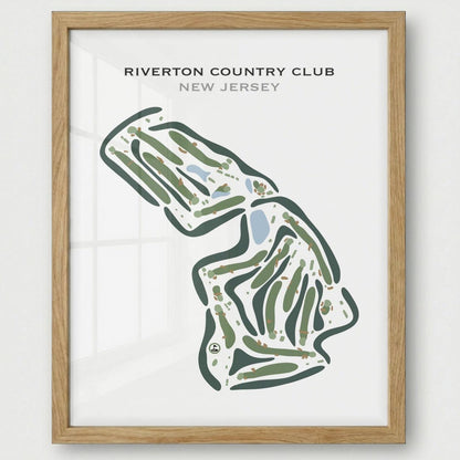 Riverton Country Club, New Jersey - Printed Golf Courses