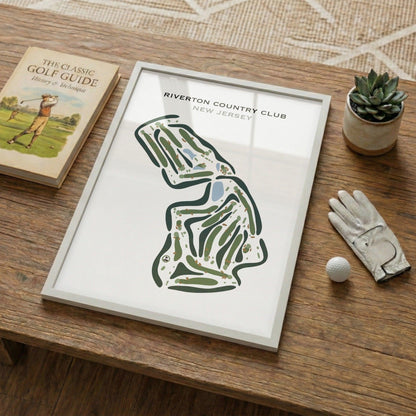 Riverton Country Club, New Jersey - Printed Golf Courses