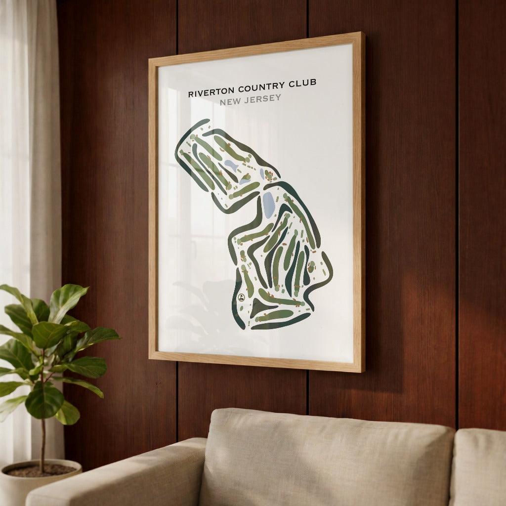 Riverton Country Club, New Jersey - Printed Golf Courses