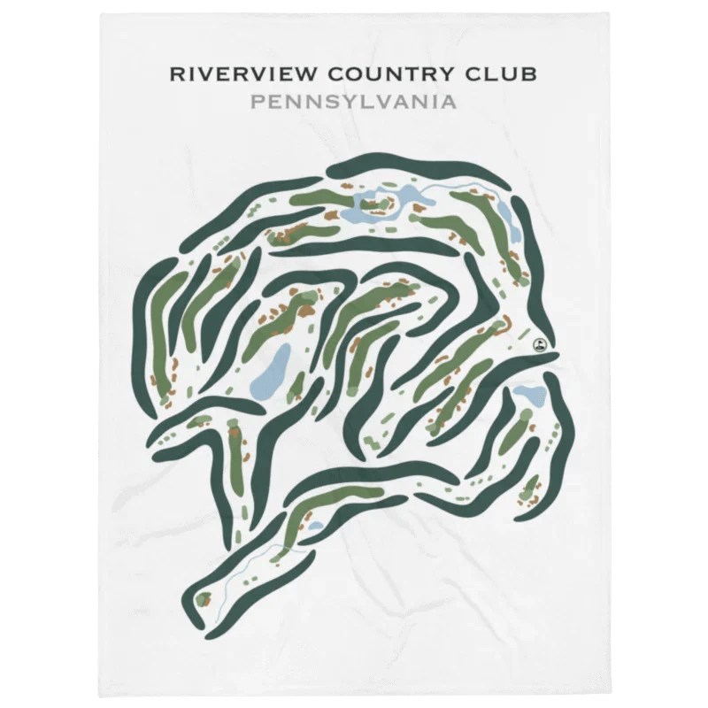 Riverview Country Club, Pennsylvania - Printed Golf Courses