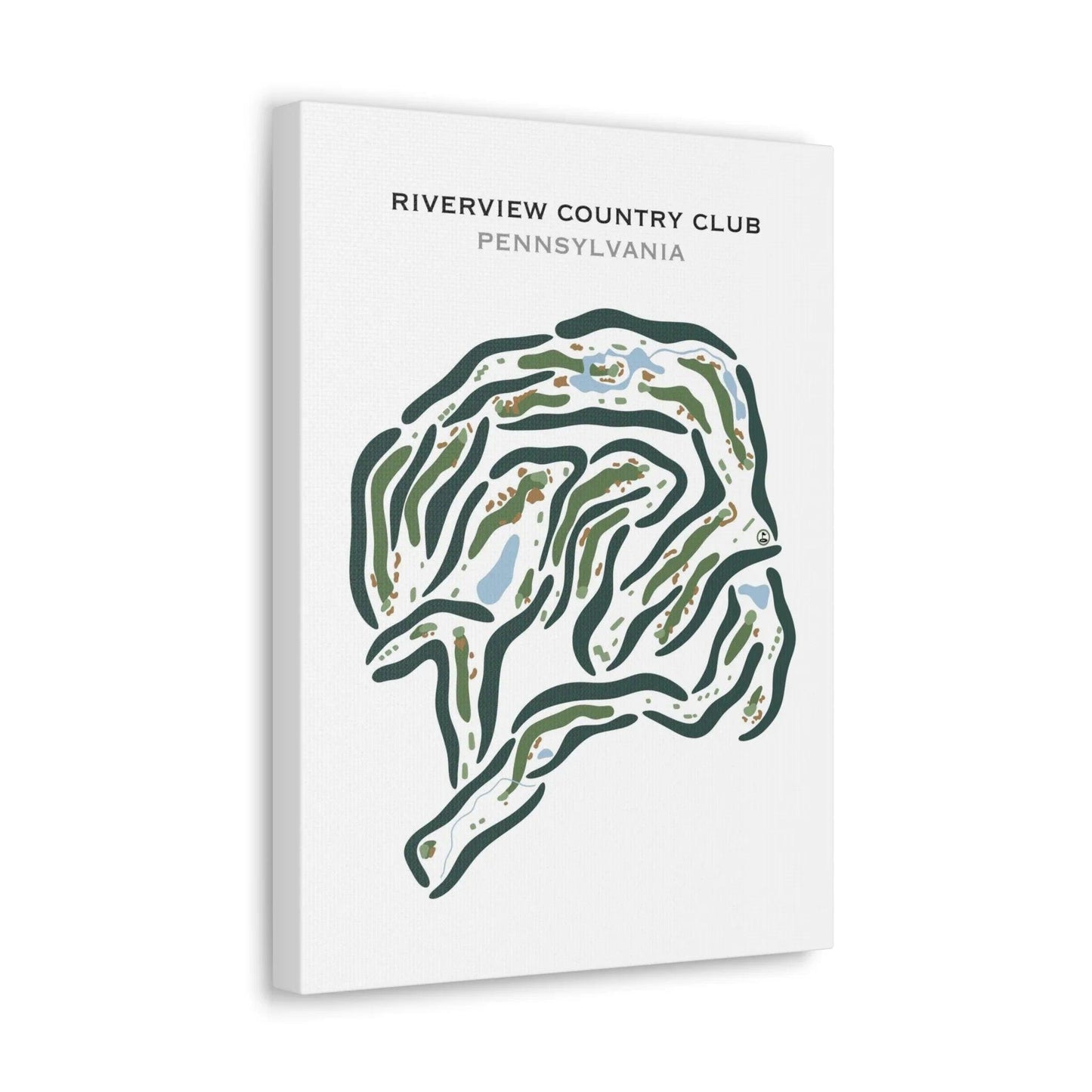 Riverview Country Club, Pennsylvania - Printed Golf Courses