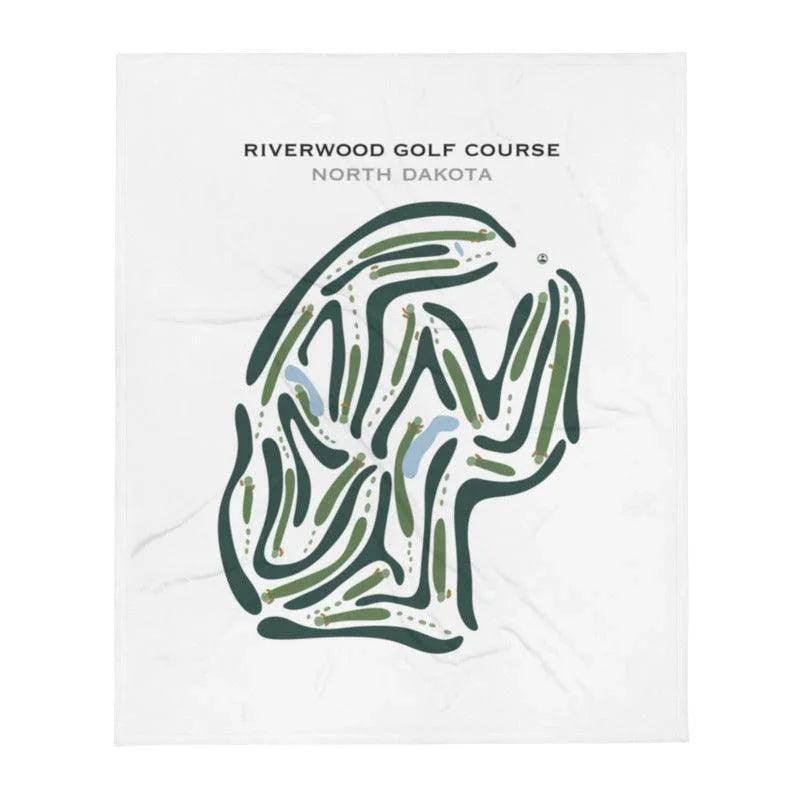 Riverwood Golf Course, North Dakota - Printed Golf Courses