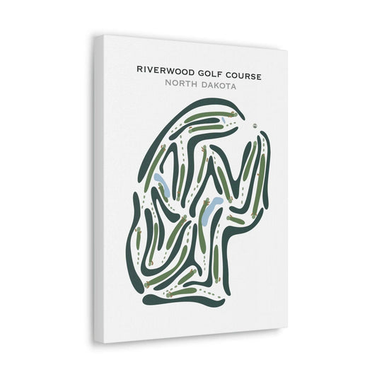 Riverwood Golf Course, North Dakota - Printed Golf Courses