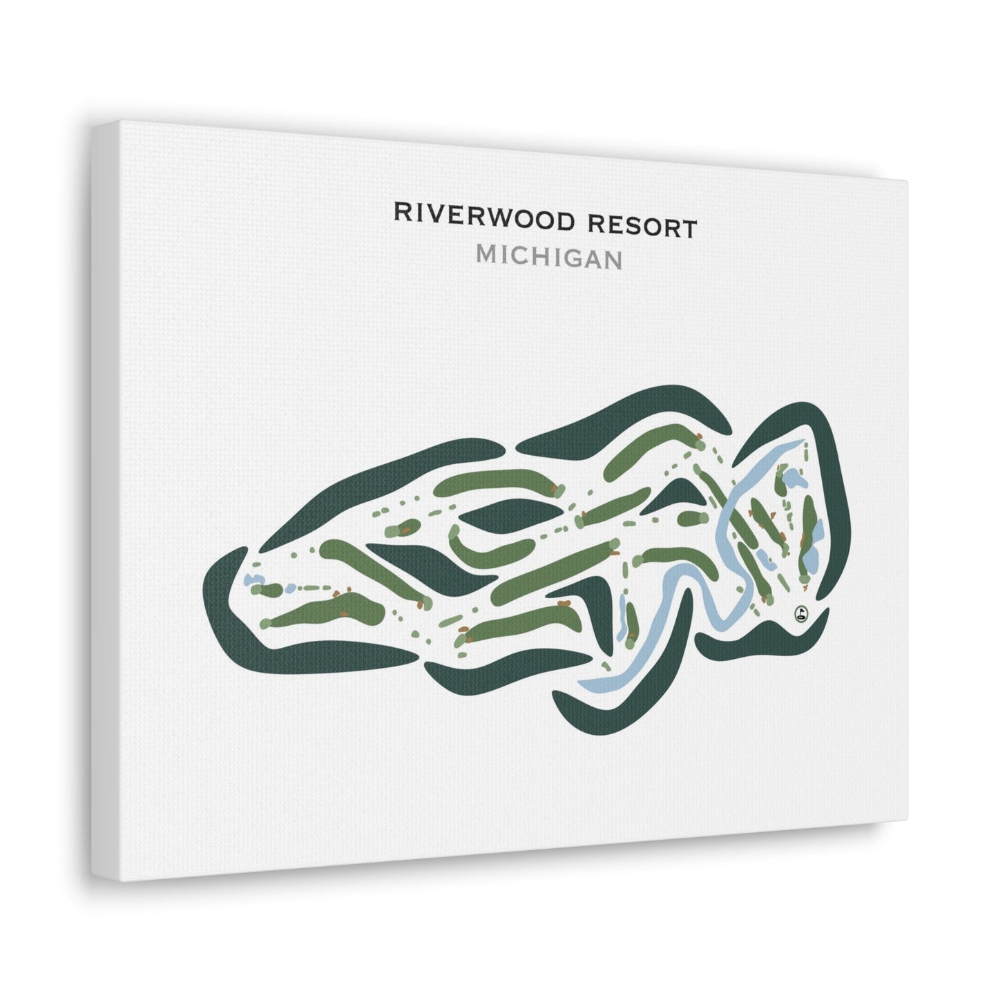 Riverwood Resort, Michigan - Printed Golf Courses