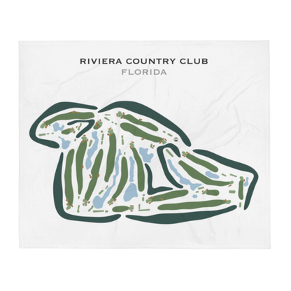Riviera Country Club, Holly Hill, Florida - Printed Golf Courses