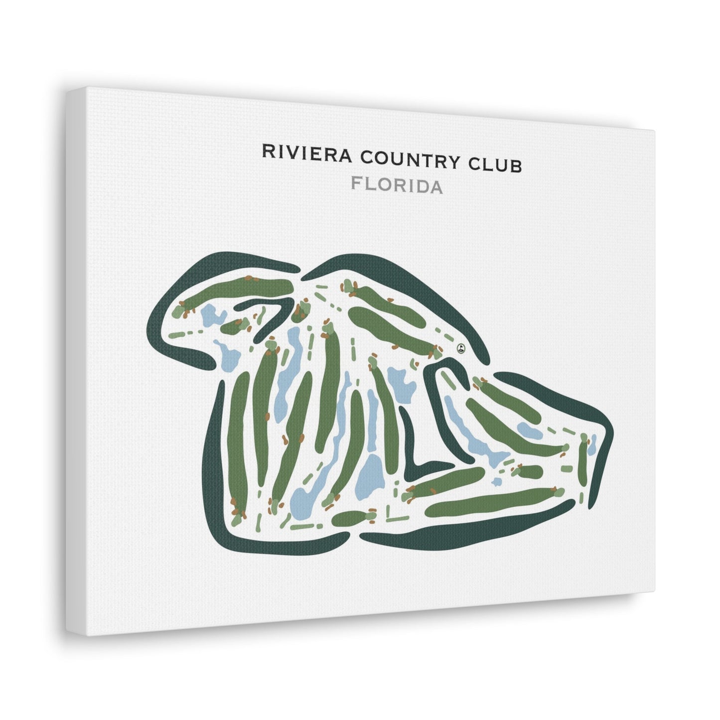 Riviera Country Club, Holly Hill, Florida - Printed Golf Courses