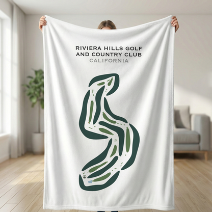 Riviera Hills Golf and Country Club, California - Printed Golf Courses