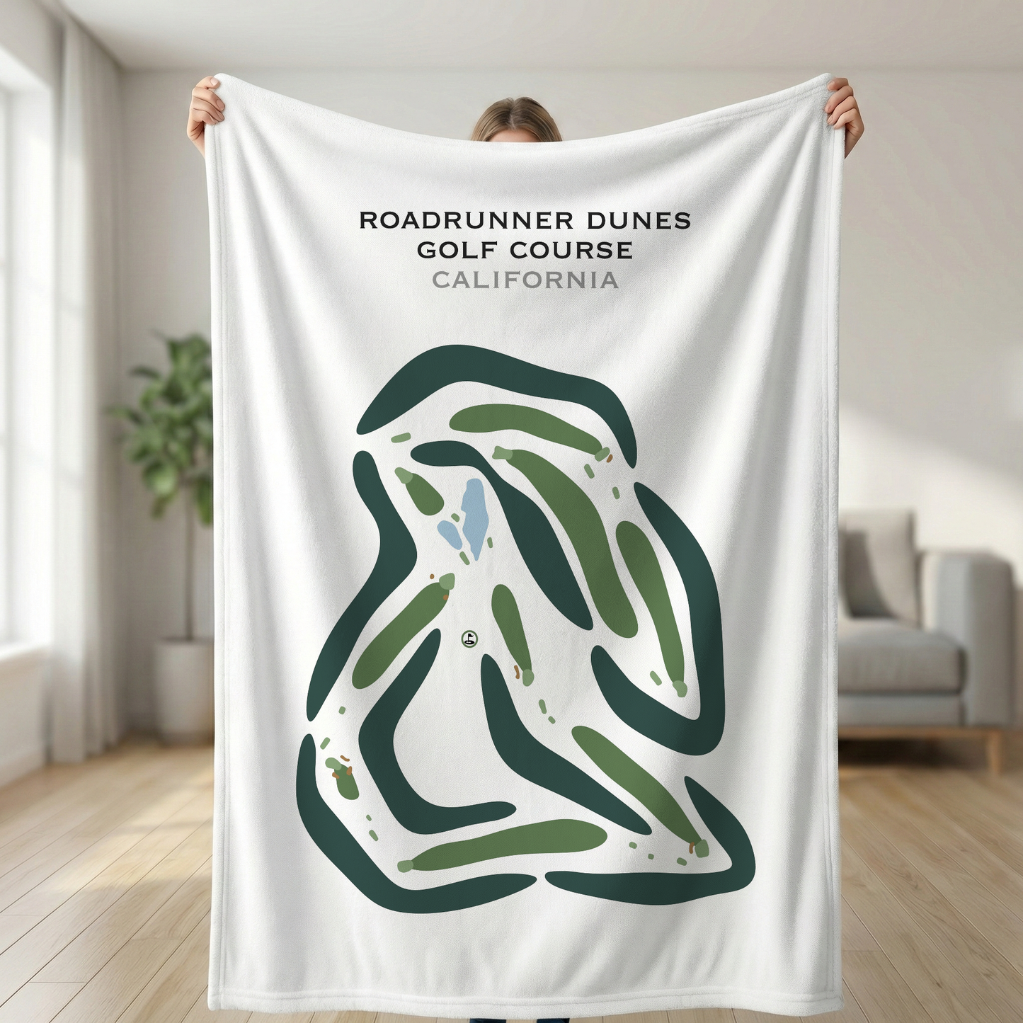 Roadrunner Dunes Golf Course, California - Printed Golf Courses