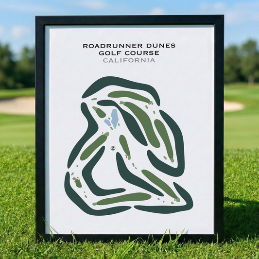Roadrunner Dunes Golf Course, California - Printed Golf Courses