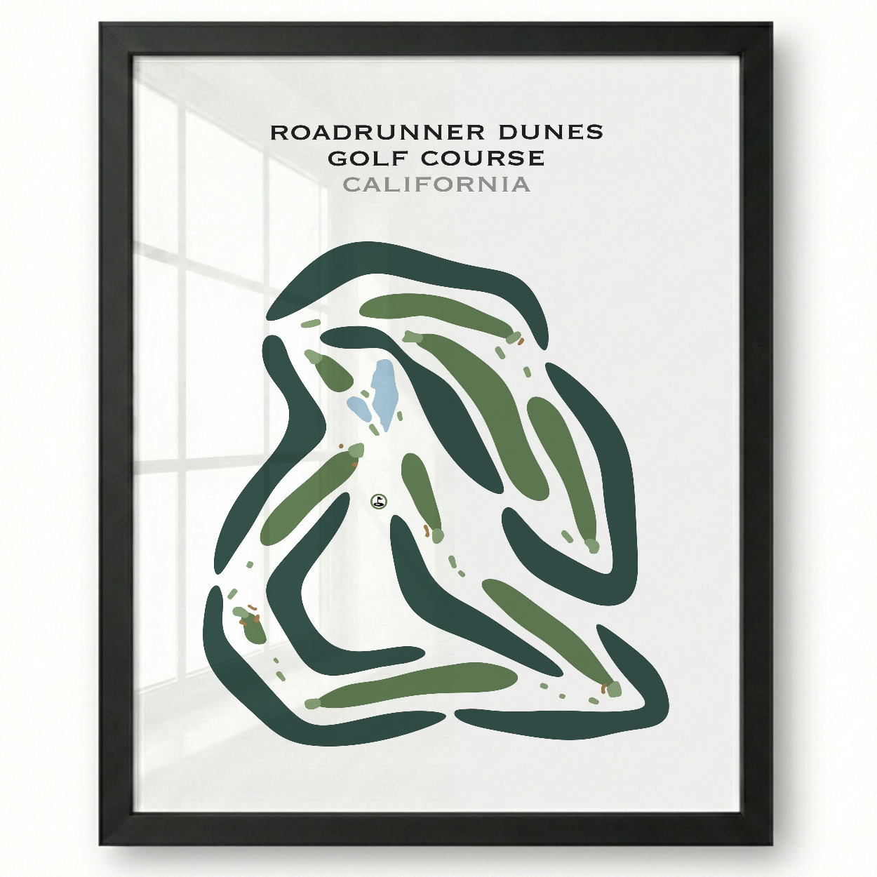 Roadrunner Dunes Golf Course, California - Printed Golf Courses