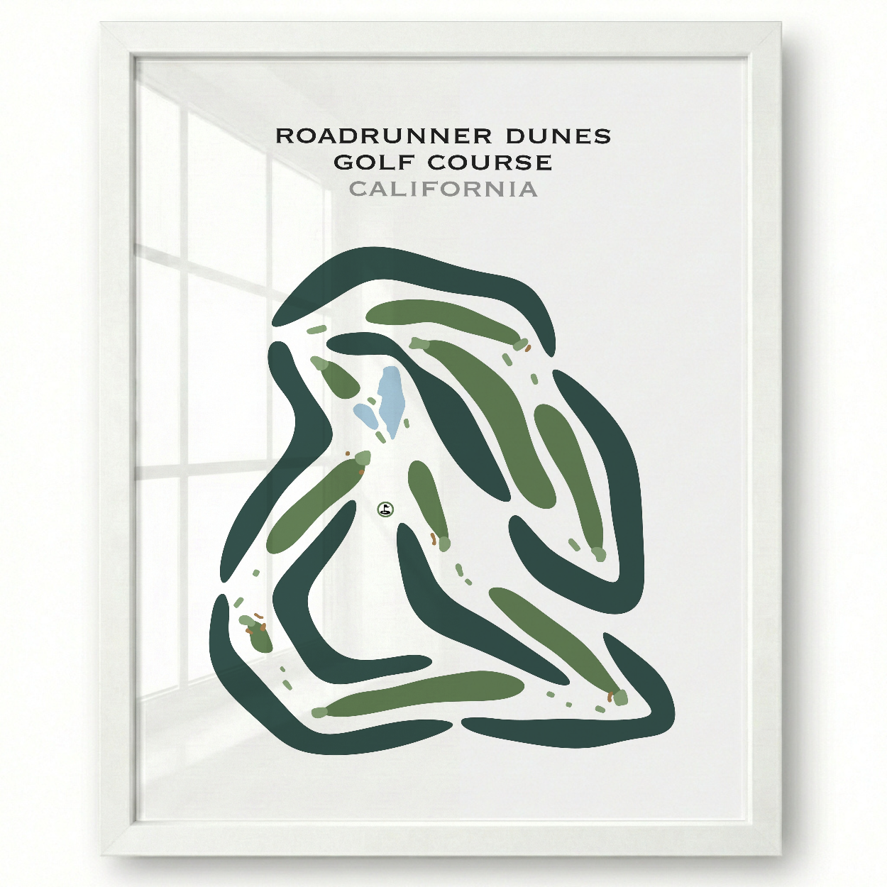 Roadrunner Dunes Golf Course, California - Printed Golf Courses