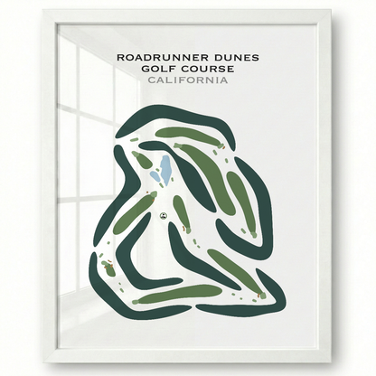 Roadrunner Dunes Golf Course, California - Printed Golf Courses