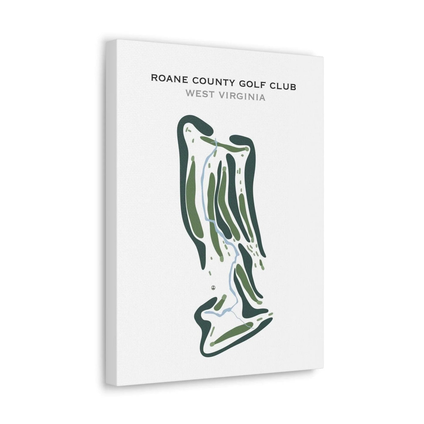 Roane County Golf Club, West Virginia - Printed Golf Course