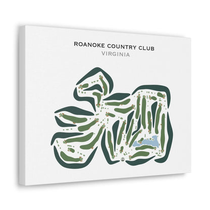 Roanoke Country Club, Virginia - Printed Golf Courses