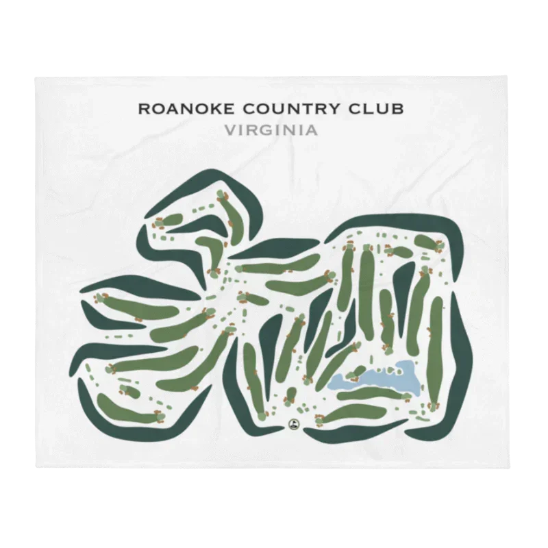 Roanoke Country Club, Virginia - Printed Golf Courses