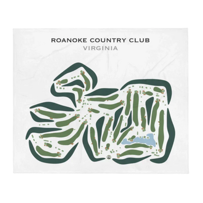 Roanoke Country Club, Virginia - Printed Golf Courses