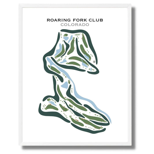 Roaring Fork Club, Colorado - Printed Golf Courses