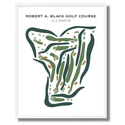 Robert A. Black Golf Club, Illinois - Printed Golf Courses