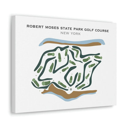 Robert Moses State Park Golf Course, New York - Printed Golf Course