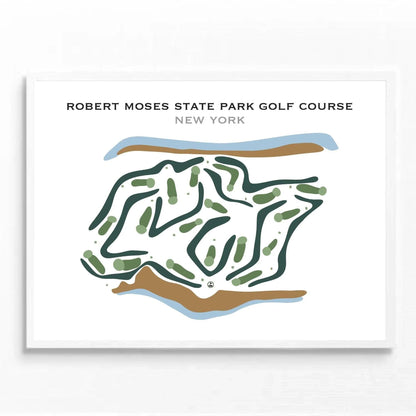 Robert Moses State Park Golf Course, New York - Printed Golf Course