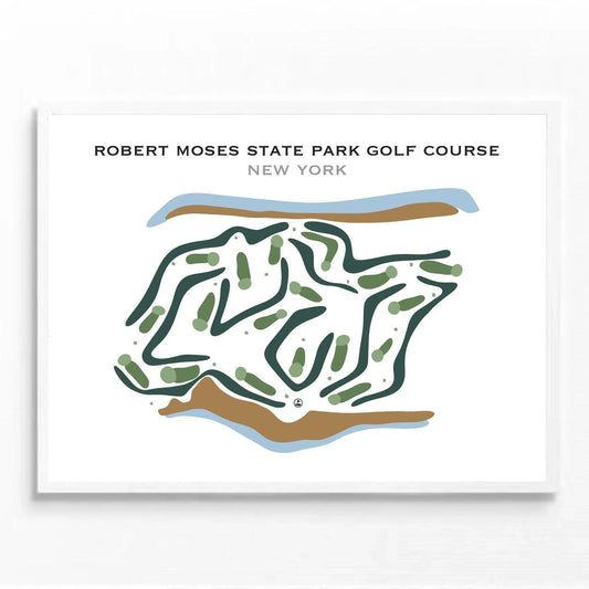 Robert Moses State Park Golf Course, New York - Printed Golf Course