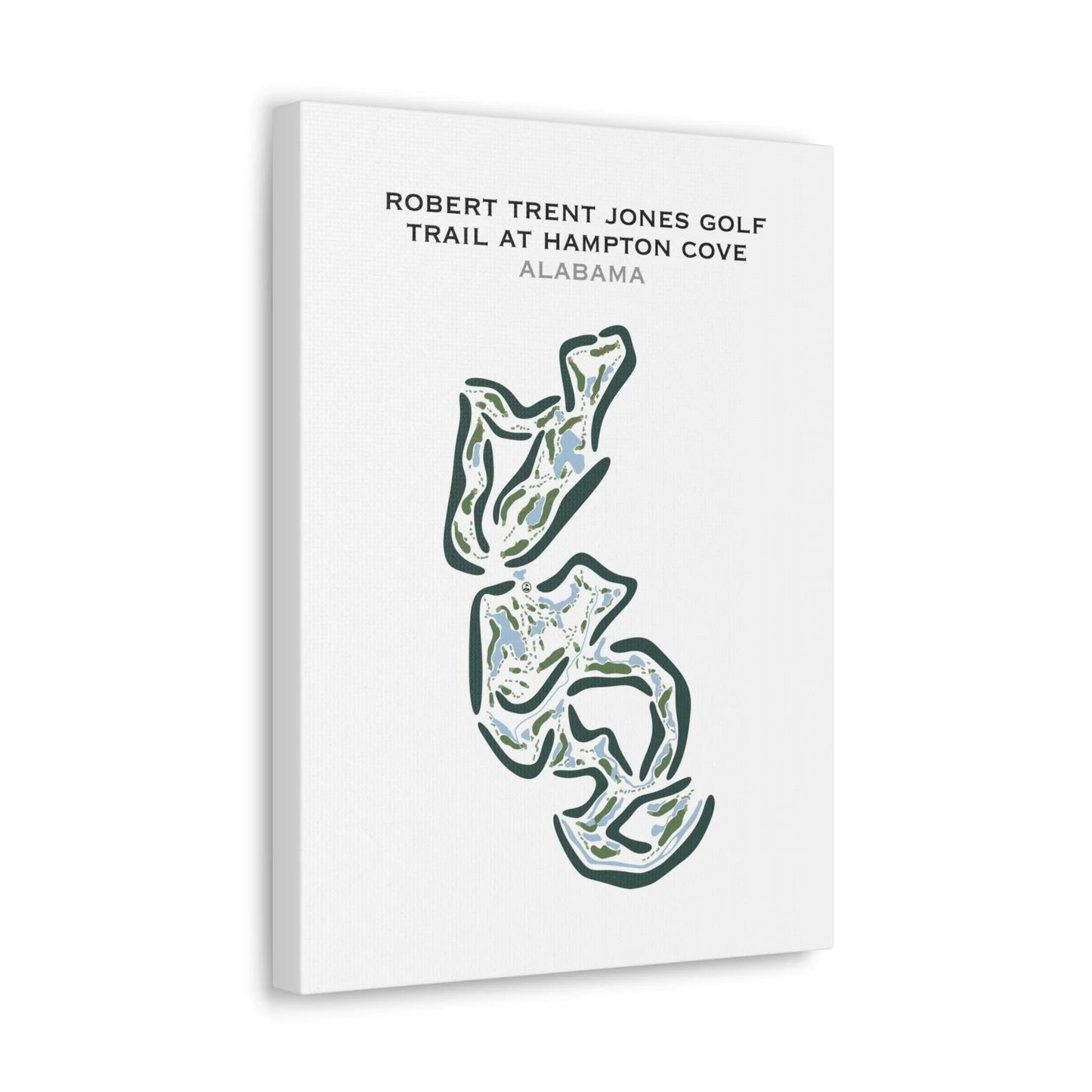 Robert Trent Jones Golf Trail At Hampton Cove, Alabama - Printed Golf Course