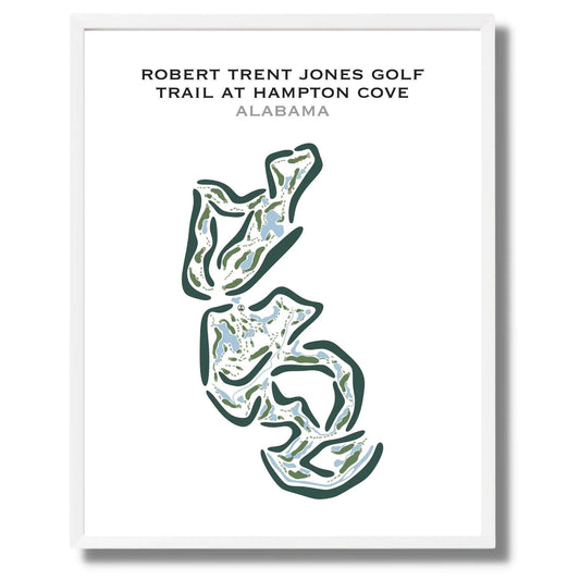 Robert Trent Jones Golf Trail At Hampton Cove, Alabama - Printed Golf Course