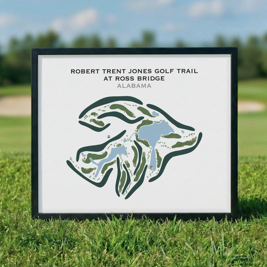 Robert Trent Jones Golf Trail at Ross Bridge, Alabama - Printed Golf Courses