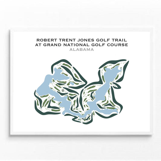 Robert Trent Jones Golf Trail at Grand National Golf Course, Alabama - Printed Golf Courses