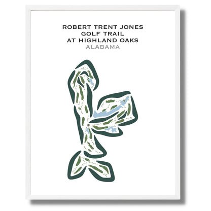 Robert Trent Jones Golf Trail at Highland Oaks, Alabama - Printed Golf Courses