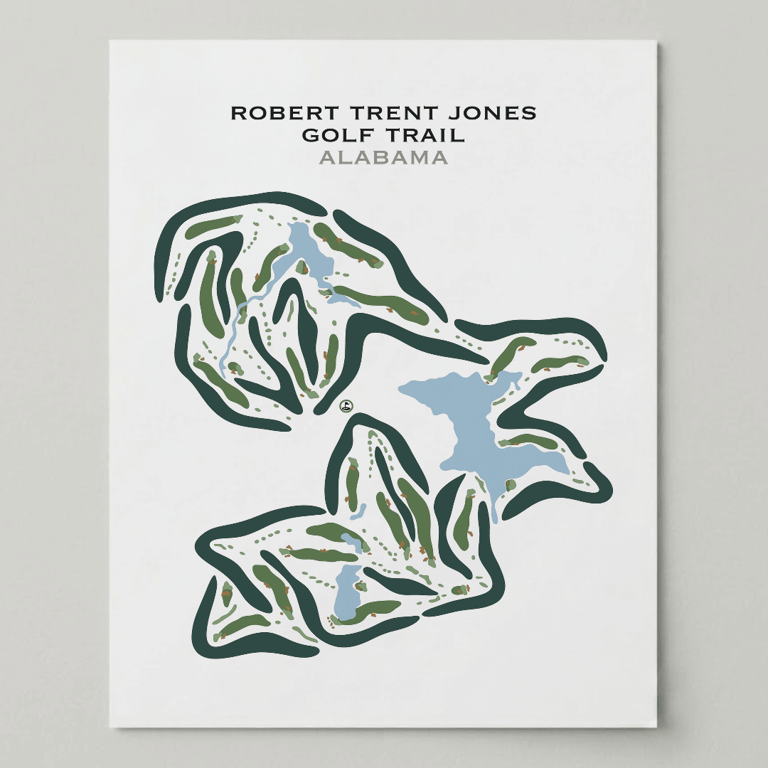 Robert Trent Jones Golf Trail, Alabama - Printed Golf Courses