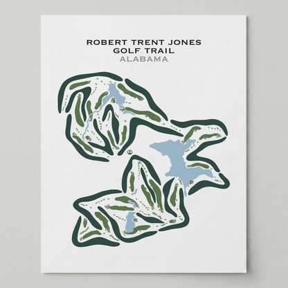 Robert Trent Jones Golf Trail, Alabama - Printed Golf Courses