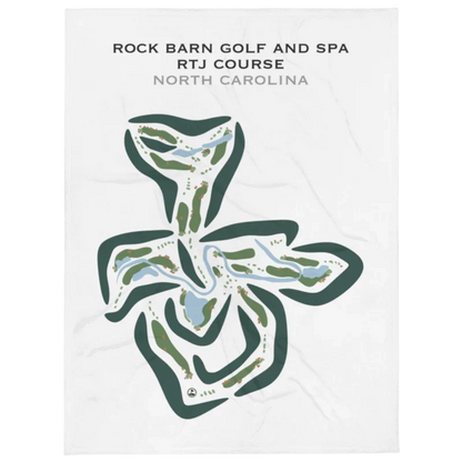 Rock Barn Country Club & Spa, North Carolina - Printed Golf Courses