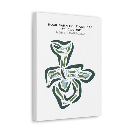 Rock Barn Country Club & Spa, North Carolina - Printed Golf Courses