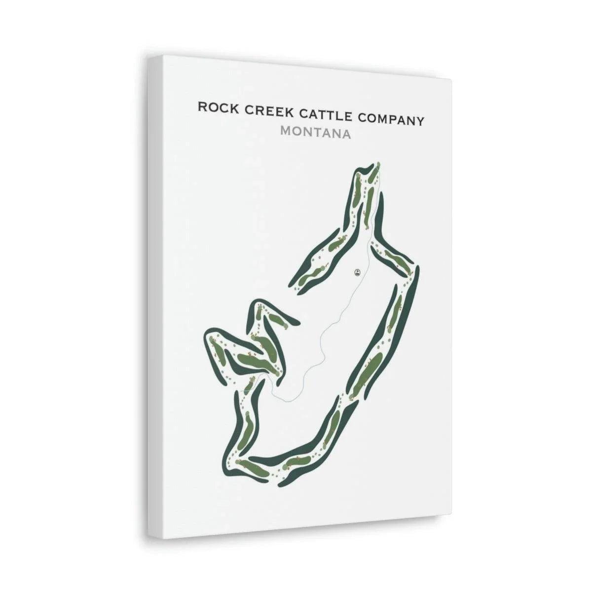 Rock Creek Cattle Company, Montana - Printed Golf Courses