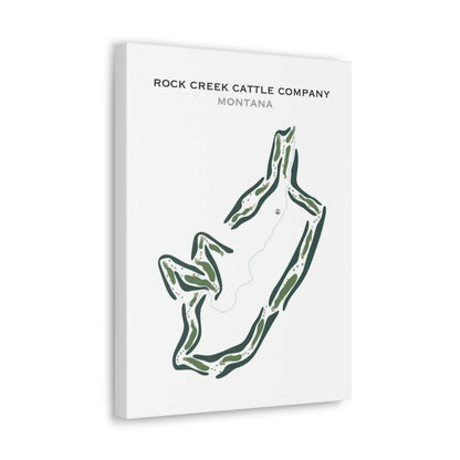 Rock Creek Cattle Company, Montana - Printed Golf Courses
