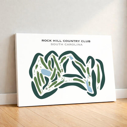 Rock Hill Country Club, South Carolina - Printed Golf Courses