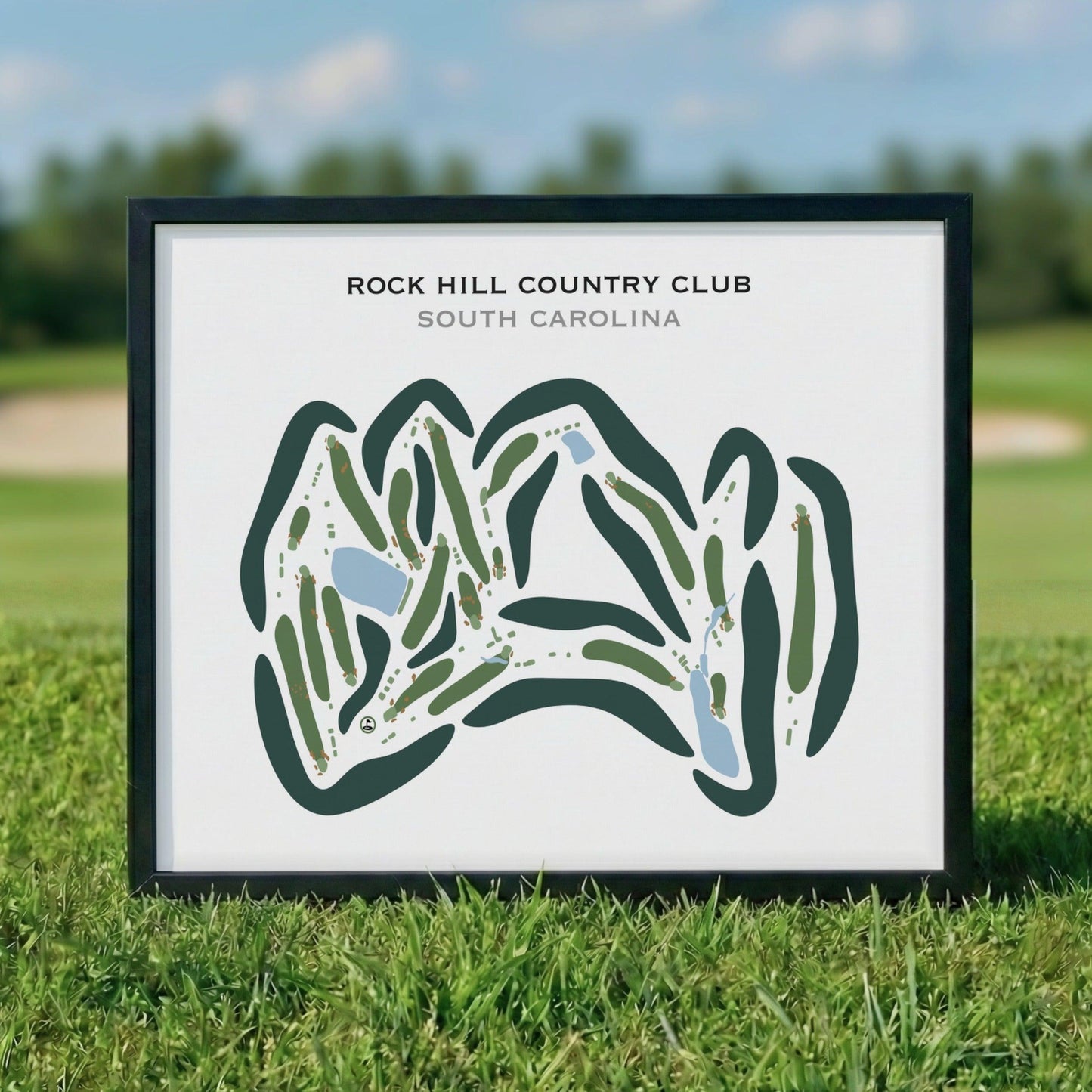Rock Hill Country Club, South Carolina - Printed Golf Courses