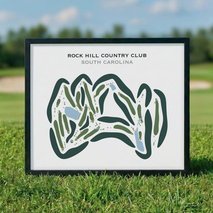 Rock Hill Country Club, South Carolina - Printed Golf Courses