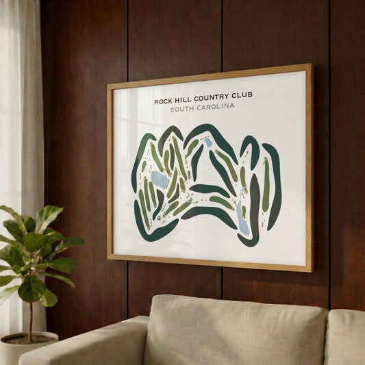 Rock Hill Country Club, South Carolina - Printed Golf Courses