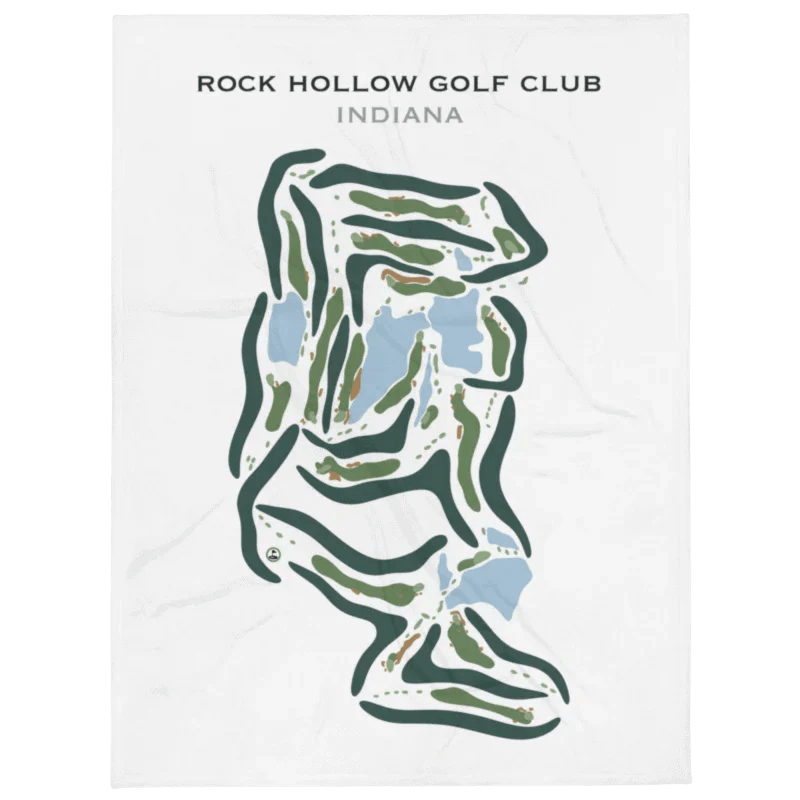 Rock Hollow Golf Club, Indiana - Printed Golf Courses