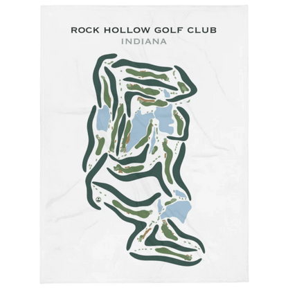Rock Hollow Golf Club, Indiana - Printed Golf Courses