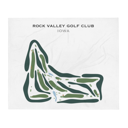 Rock Valley Golf Club, Iowa - Printed Golf Courses