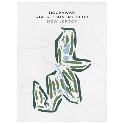 Rockaway River Country Club, New Jersey - Printed Golf Course