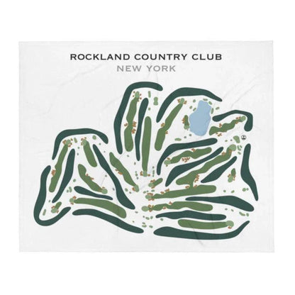 Rockland Country Club, New York - Printed Golf Course