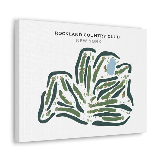 Rockland Country Club, New York - Printed Golf Course