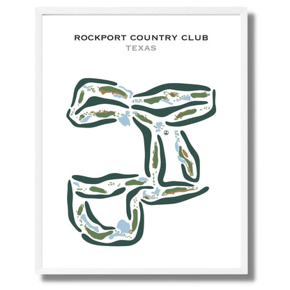 Rockport Country Club, Texas - Printed Golf Courses